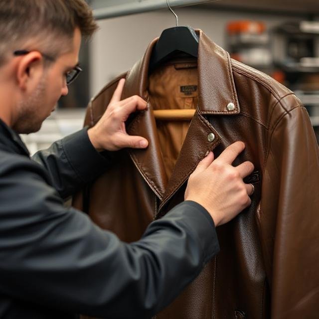 So erkennen Sie eine echte Lederjacke aus 100% Leder.