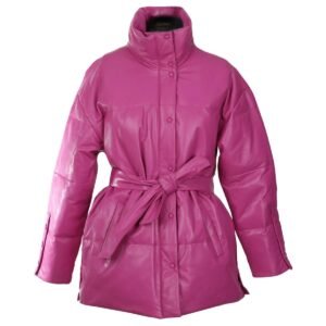 Ava Kurzer Steppledermantel