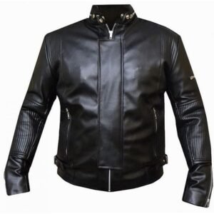 Faddy Rox Daft Punk Electroma Lederjacke für Herren