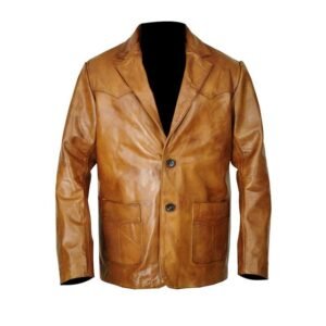 Herren Hollywood Leonardo Lammfelllederjacke