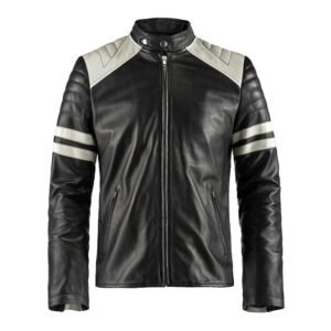 Mayhem Retro Motorrad-Lederjacke für Herren