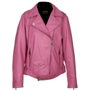 Damen-Bikerjacke aus Schaffellleder Siena