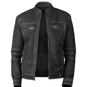 Dennis Lederjacke im Used-Look