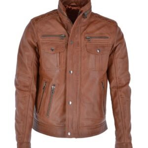 Zander Biker-Lederjacke