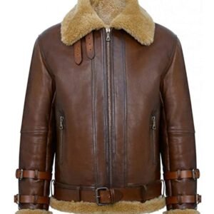 Herren-Lederjacke der Air Force RAF B3 Fliegerjacke