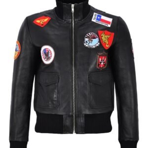 Damen-Fliegerjacke aus Naturleder