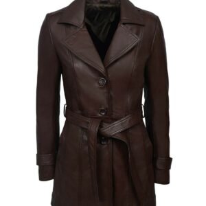Shelby Trench Ledermantel