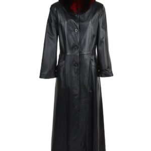 Sandra langer Ledermantel