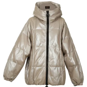 Damen-Pufferjacke mit Kapuze